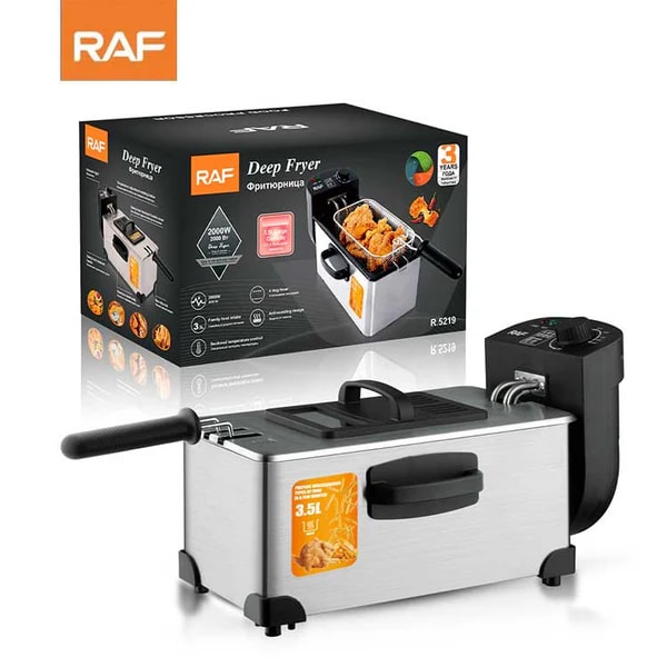 🍟 Friteuse Électrique RAF 2000W – Deep Fryer Compacte & Efficace (3L)