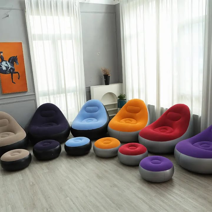 Fauteuil Gonflable Single Sofa – Confort Compact & Design Moderne