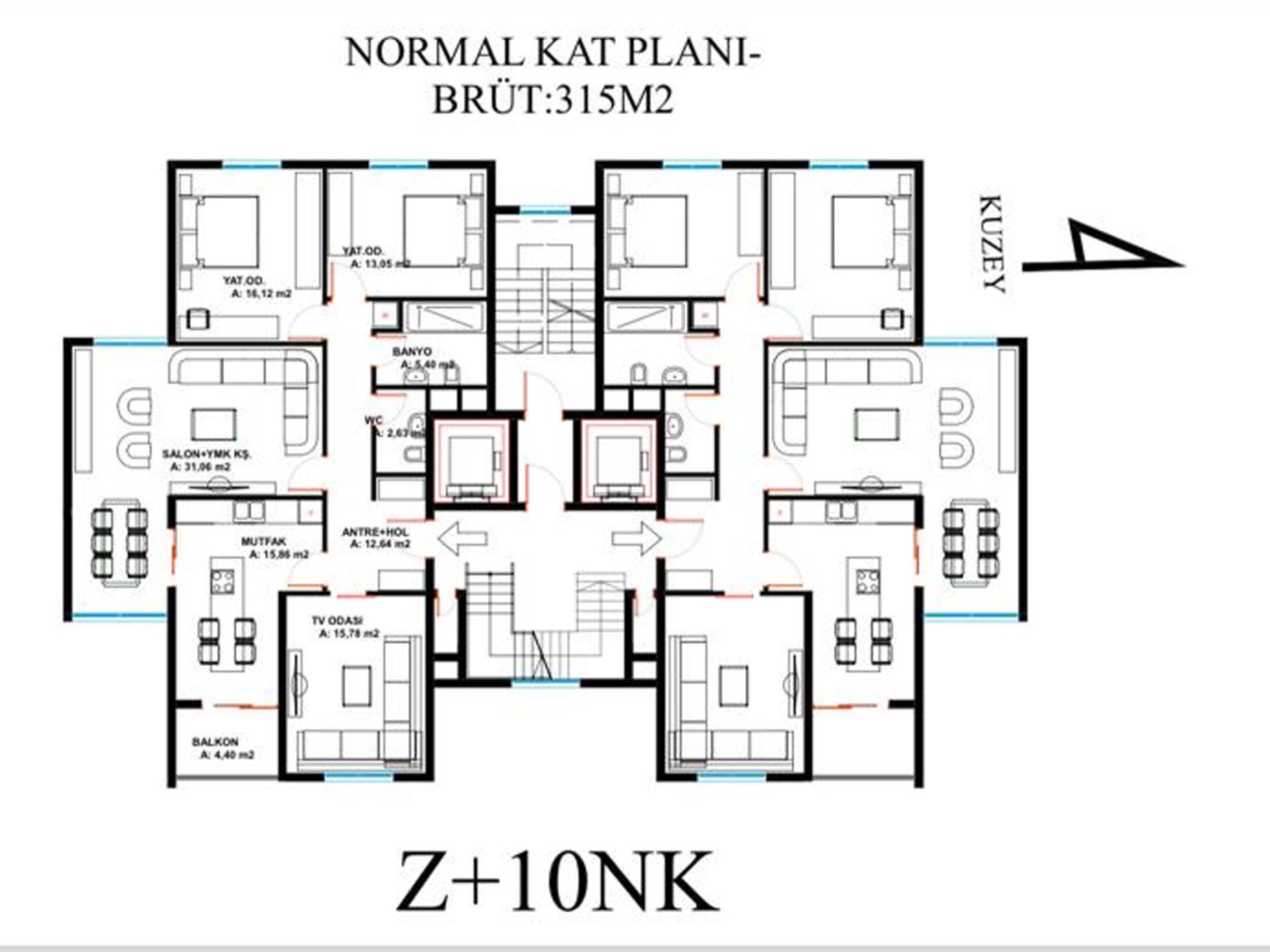 İmar çapı Alınmış 2530m2 inşaat alanlı Konut Parseli - 11