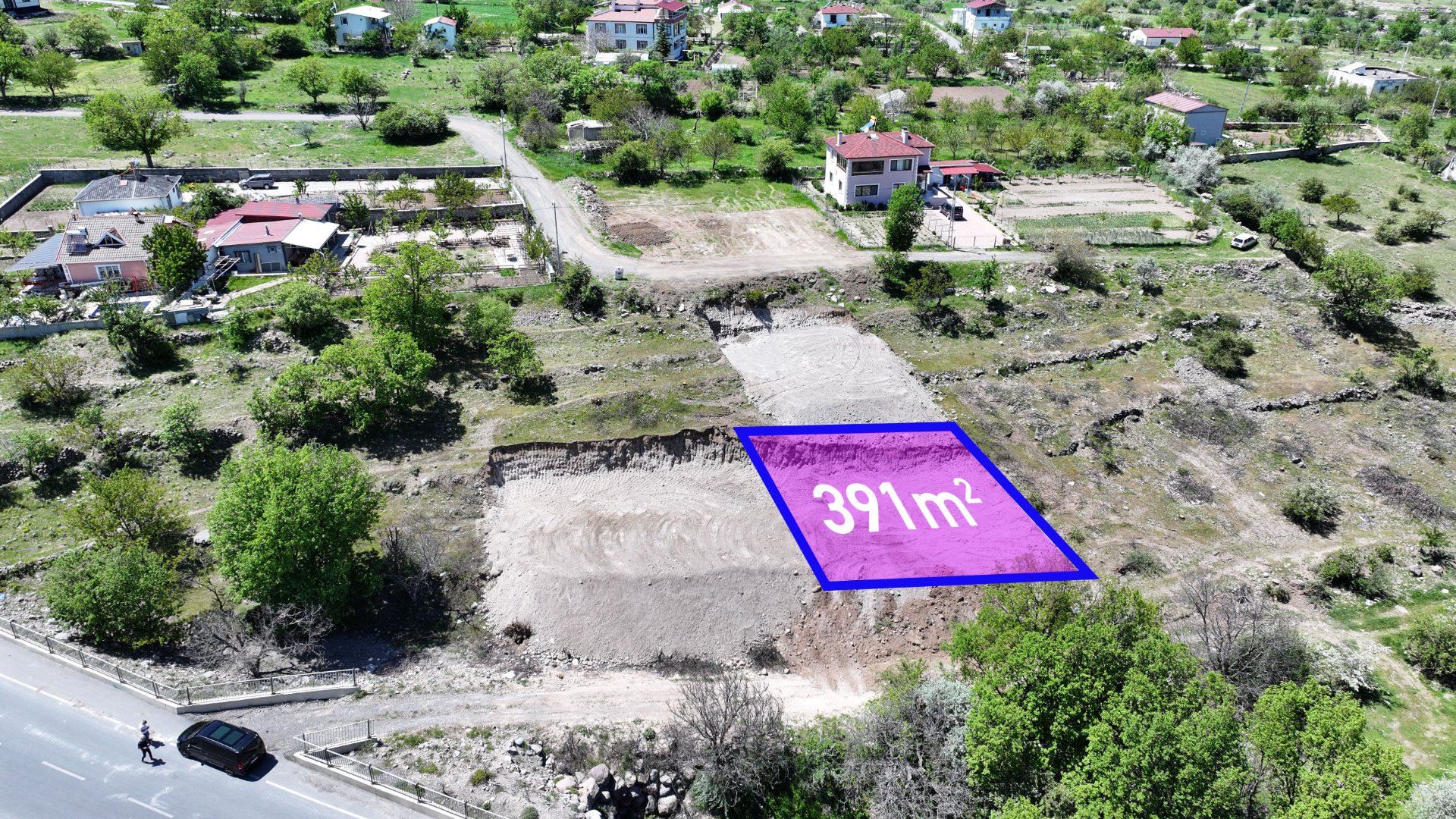 Kıranardın'da 391m2 Villa Parseli Hemen İnşaata Başla