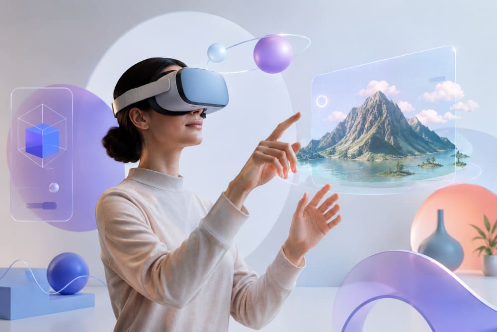 Ilustración sobre 2. Realidad virtual y aumentada: más que una experiencia visual — ¿Por qué el diseño de videojuegos va más allá de los gráficos?