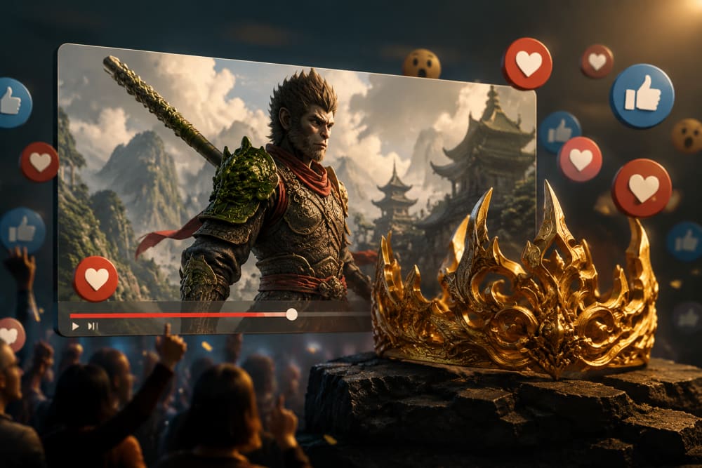 Ilustración sobre El tráiler de «The Crown Of Wu» triunfa en YouTube — PlayStation lanza el tráiler oficial de The Crown Of Wu… ¡y lo peta!