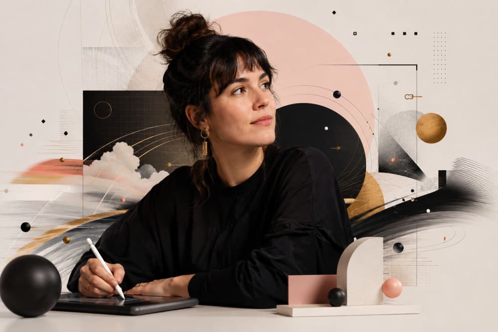 Ilustración sobre María Guerrero Gómez del Pulgar — ¡Aquí están los finalistas de los Trazos Awards 2022 en la categoría de Motion Graphics!