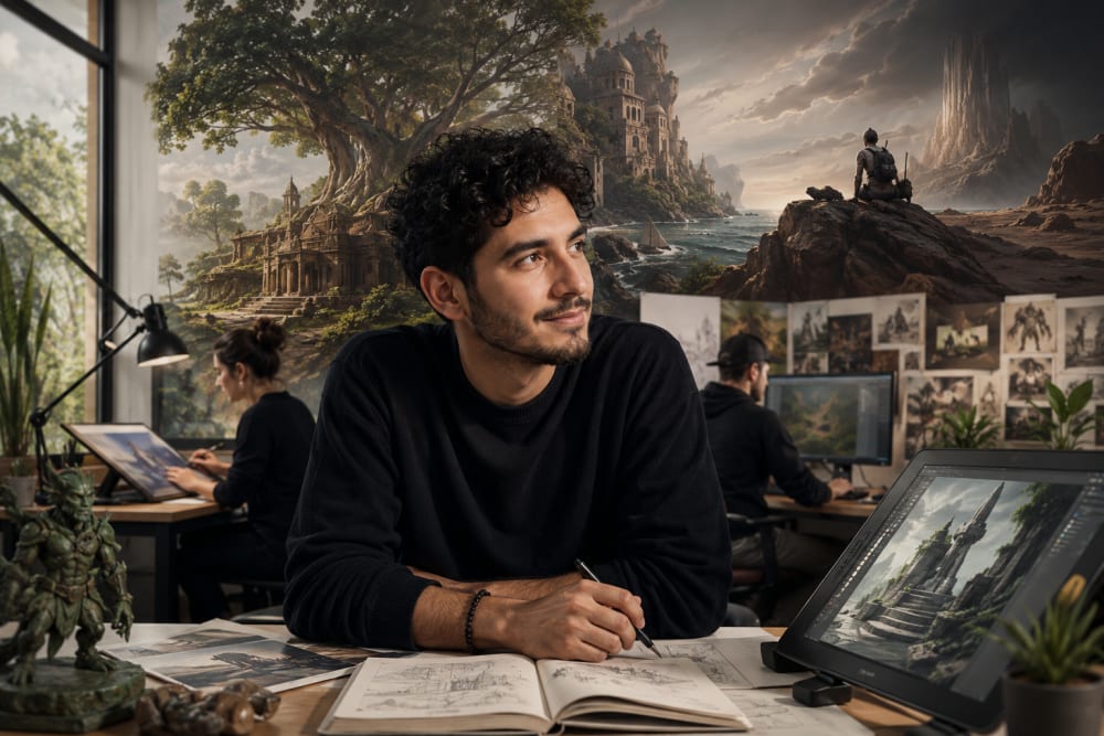Ilustración sobre Karim Tilouni Diaz en Maramura Experiences — ¡La Bolsa de Empleo de Trazos trae nuevos éxitos laborales!