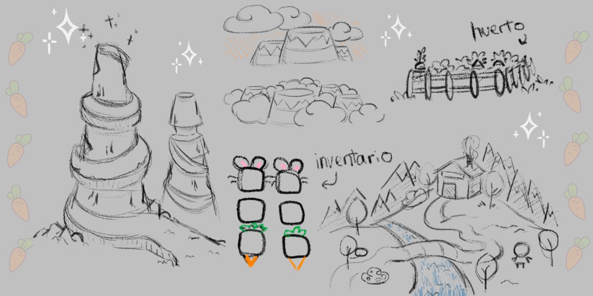 Hiking Through (Game Art)