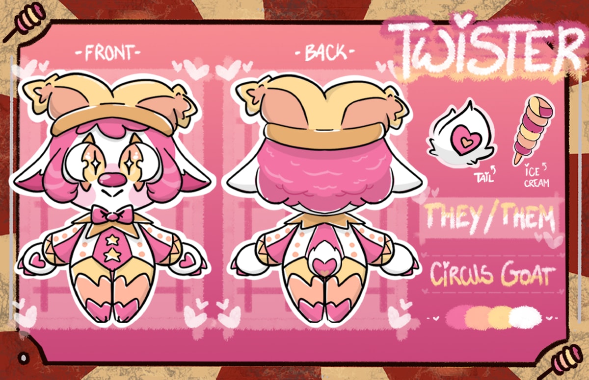 TWISTER The Clown - Character design