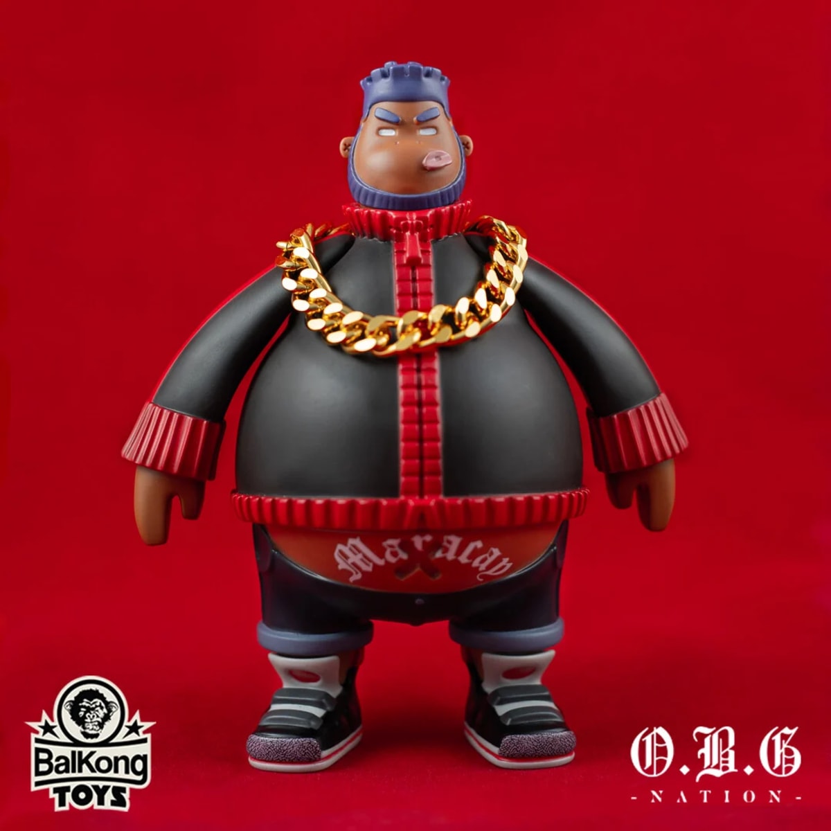 Figura de colección 3D de un rapero (O.B.G Nation, Balkong Toys), de Andrés Ruibal, profesor de 3D en TRAZOS