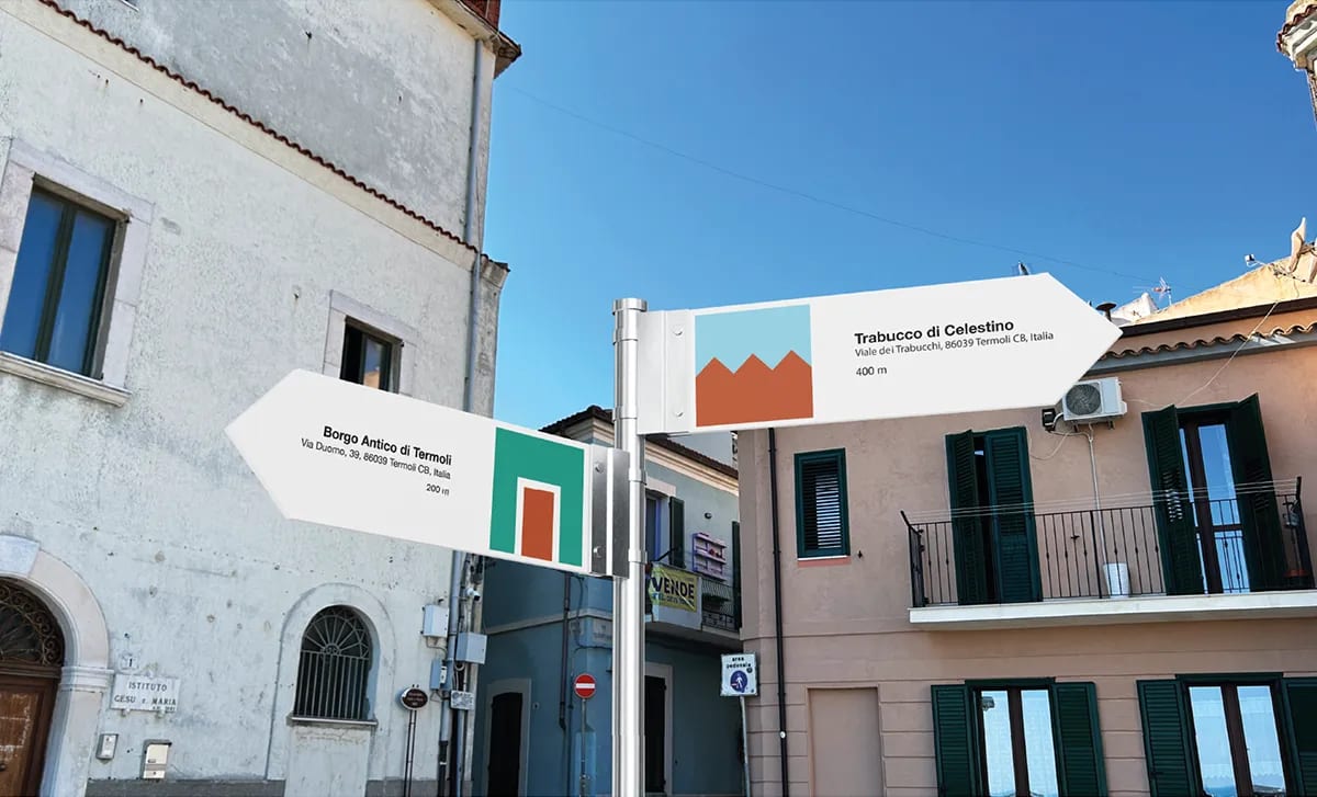 Serie de carteles temáticos Tradizioni, Gastronomia y Paesaggi de la identidad de Termoli, de Irene Valverde Fernández, alumna de Diseño Gráfico y Motion Graphics en TRAZOS
