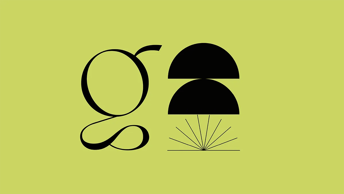 Logotipo y símbolo de Terapia Vintage en negro sobre fondo verde lima, de Aida Domínguez, alumna de Diseño Gráfico y Motion Graphics en TRAZOS