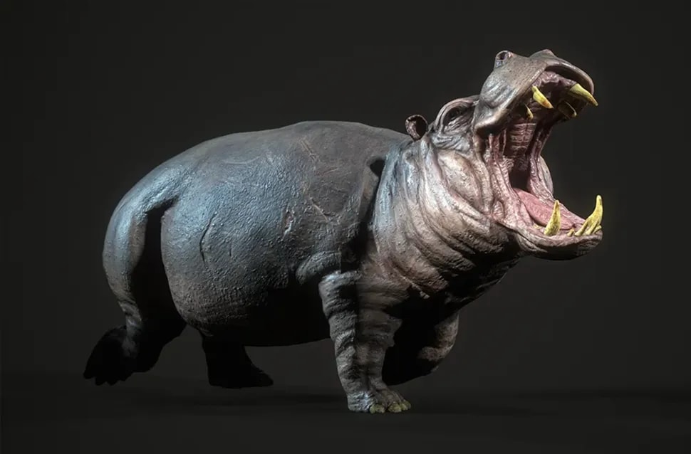 Escultura 3D estilizada en ZBrush de una joven de pelo largo con un pequeño personaje tipo ratón, módulo de la Doble Carrera en Ilustración, Concept Art, 3D y Animación de TRAZOS, escuela de arte digital en Madrid