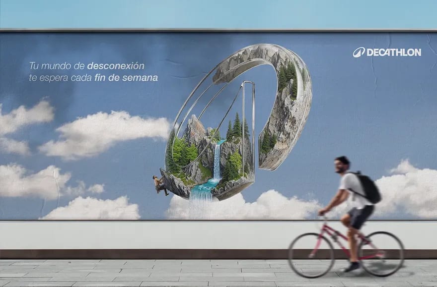 Campaña de Nike en redes sociales con los lemas Just think it y Walk together to a brighter future, desarrollo de campañas, módulo de la Carrera en Diseño Gráfico de TRAZOS, escuela de arte digital en Madrid
