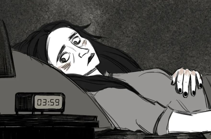 Personaje 2D de un fauno de ojos violetas sosteniendo una lupa en una escena nocturna, pieza de narrativa y producción final, módulo de la Doble Carrera en Ilustración, Concept Art, 3D y Animación de TRAZOS, escuela de arte digital en Madrid