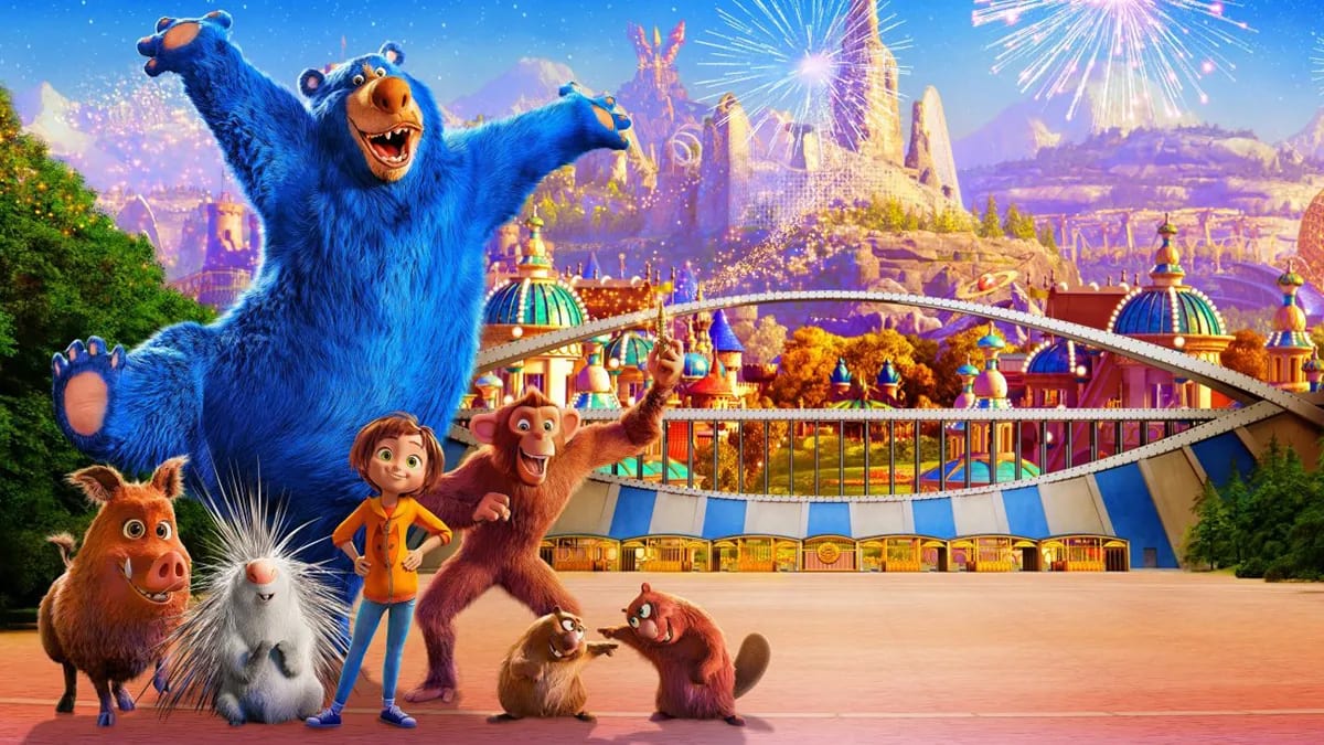 Ilustración promocional de la película de animación 3D Wonder Park, trabajo de Sergio Galán, profesor de Animación 3D de TRAZOS, escuela de arte digital en Madrid