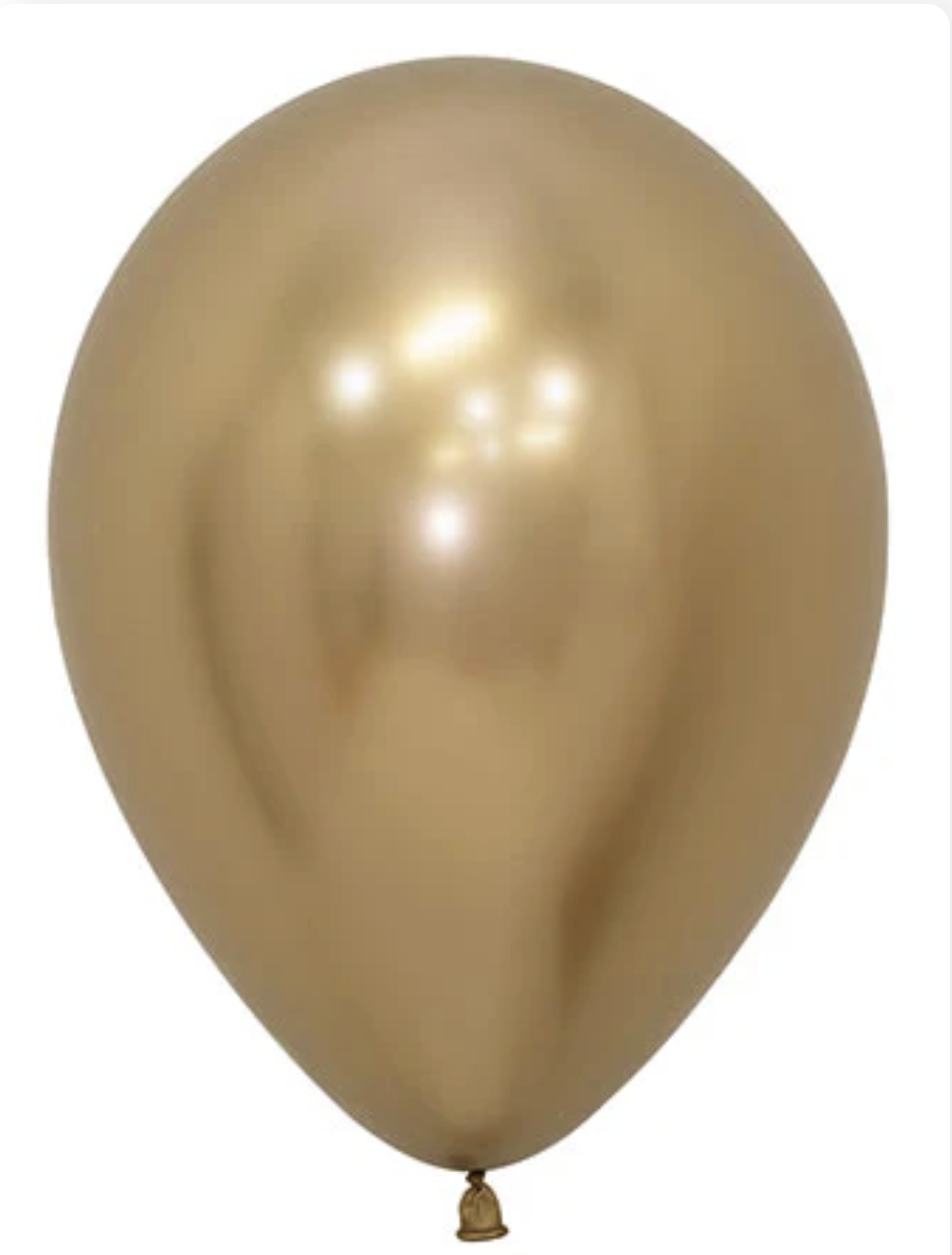 Gold Chrome Latex Balloon