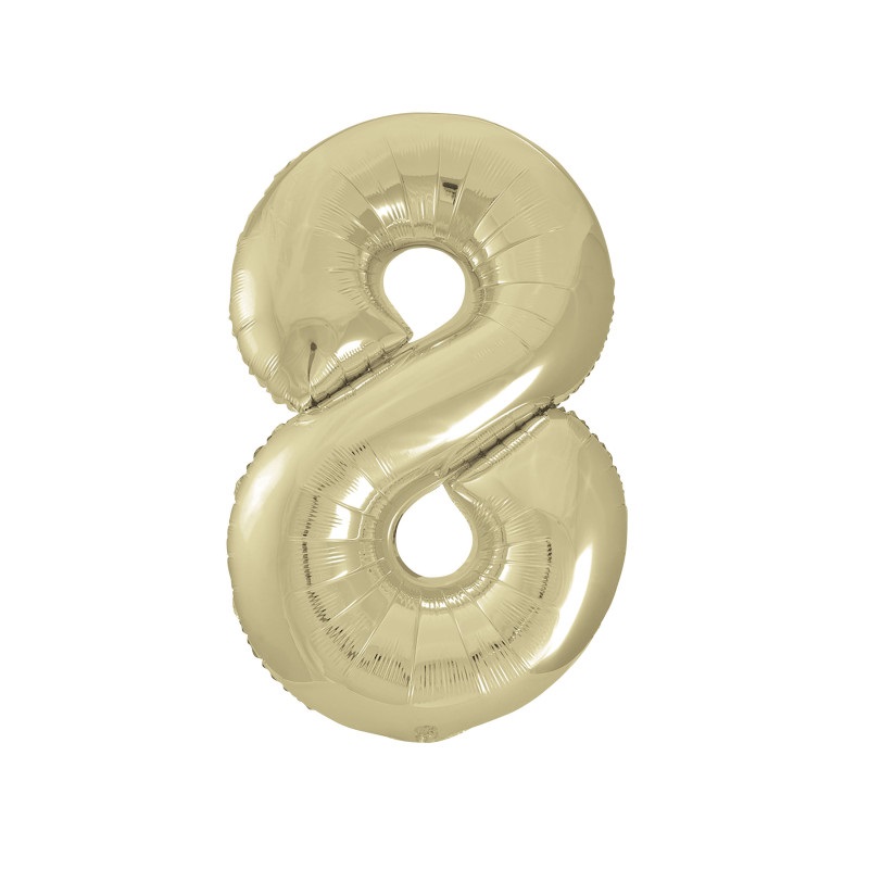Gold Number "8"