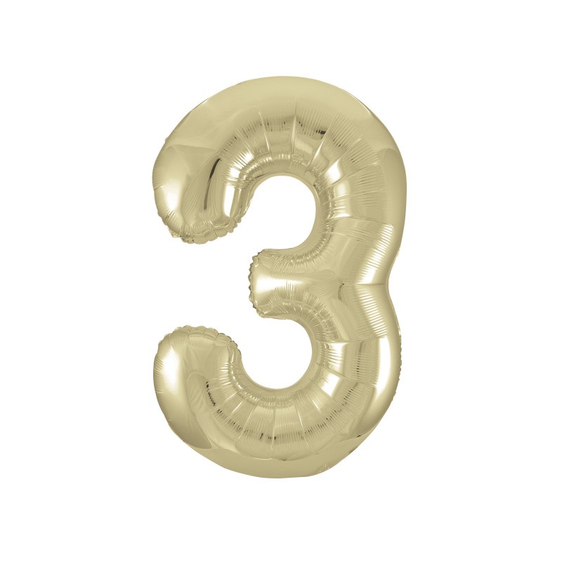 Gold Number "3"