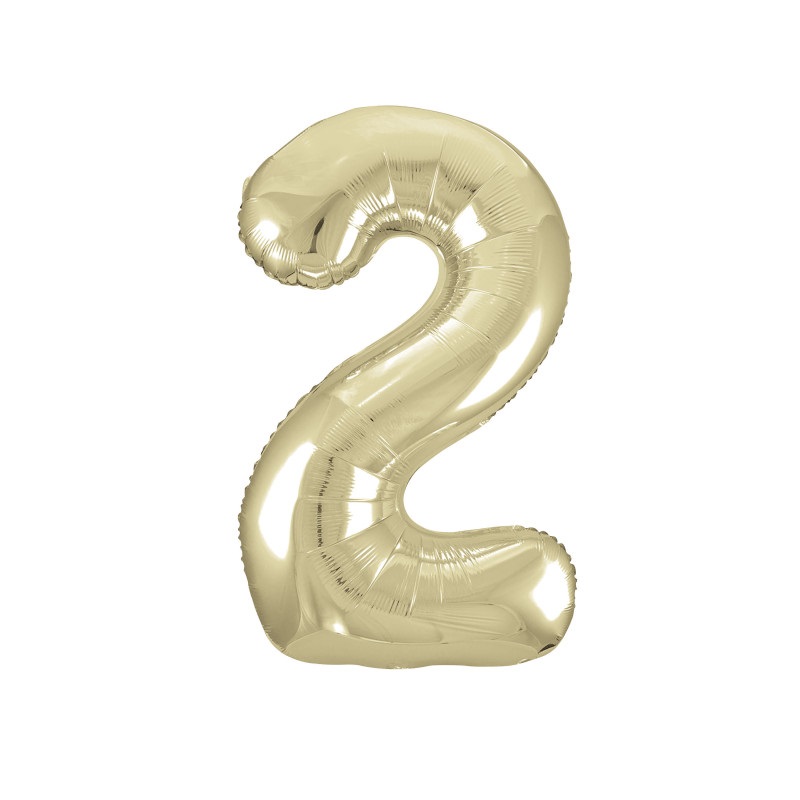 Gold Number "2"
