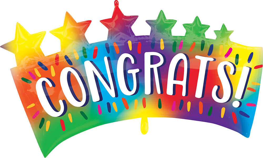 34 Congrats Star Banner