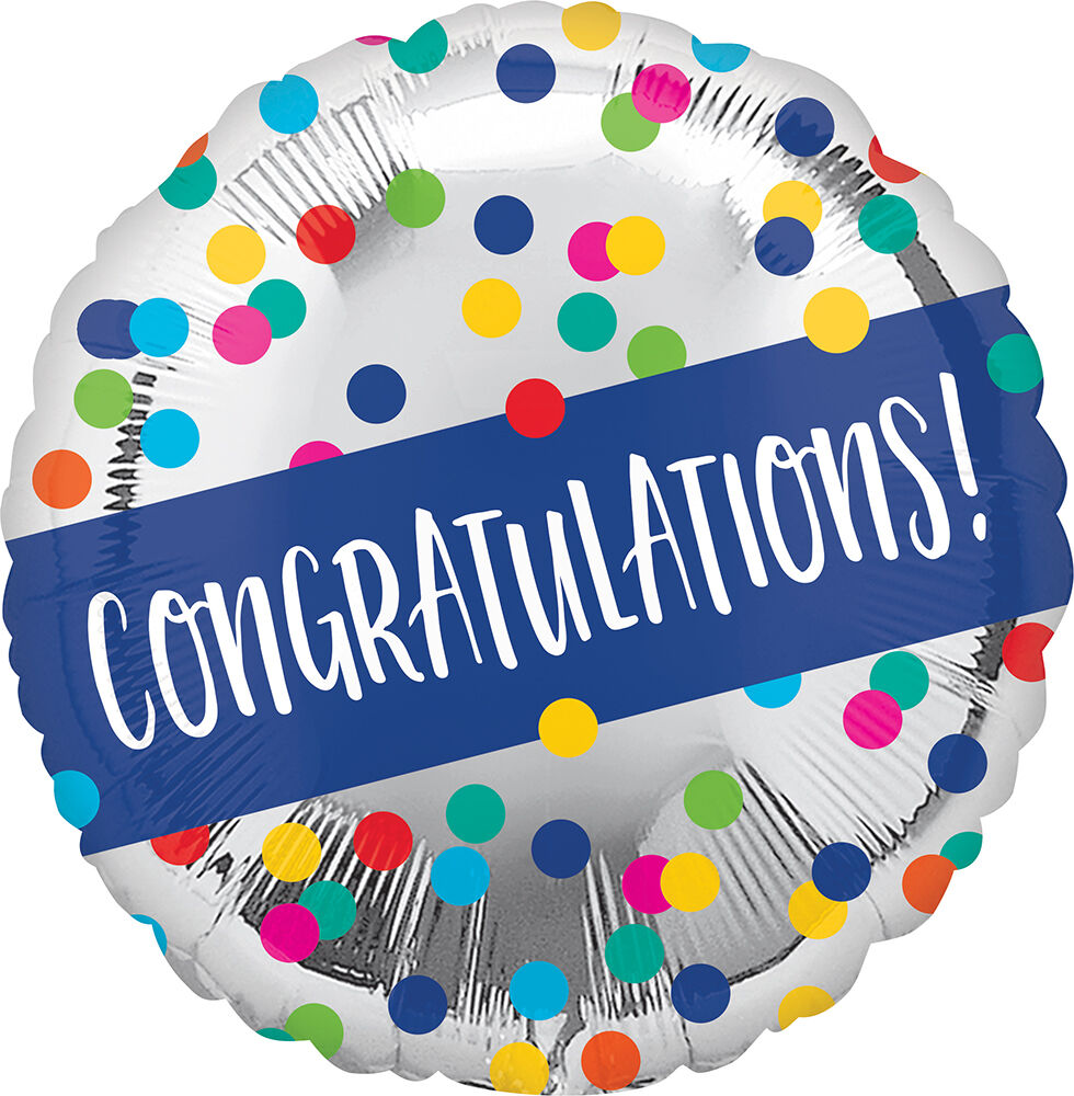 17 Congrats Silver Dots