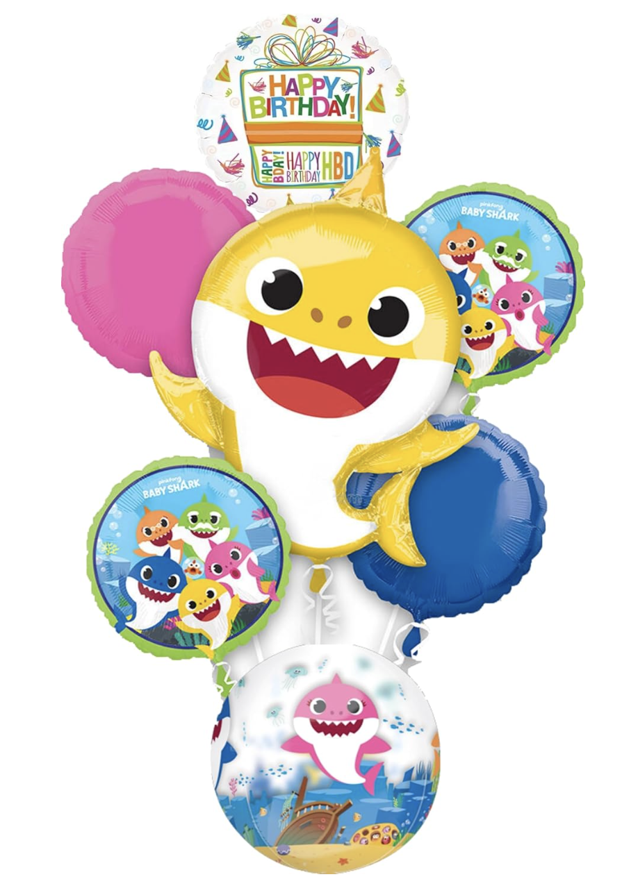 Baby Shark Balloon Bouquet 
