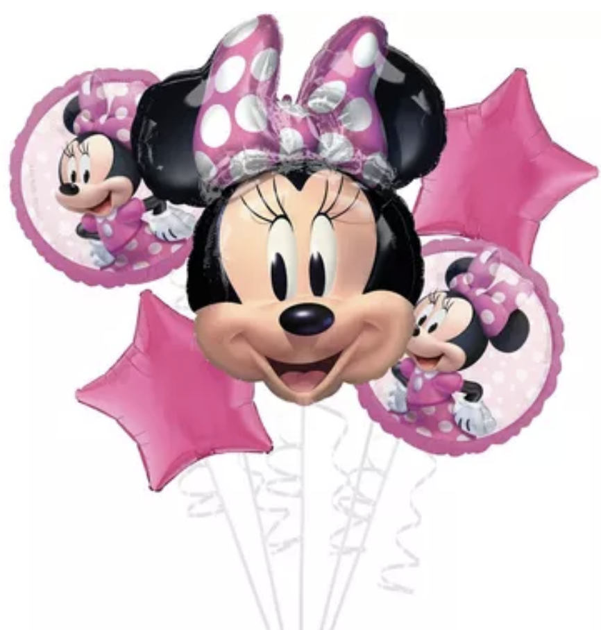 Minnie Mouse Forever 5-Piece Foil Balloon Bouquet