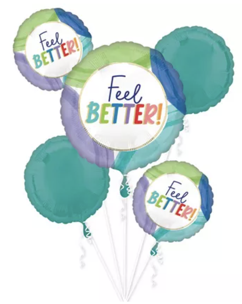 “Feel Better” Balloon Bouquet 
