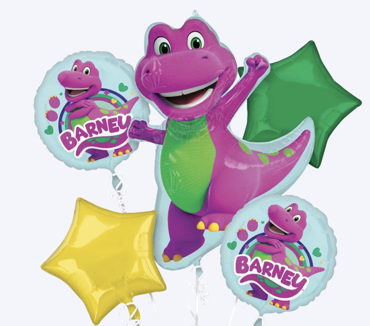 Barney Balloon Bouquet 