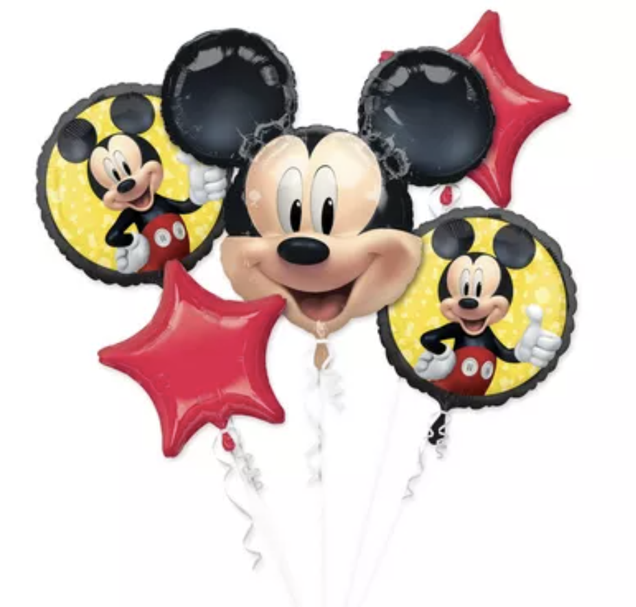 Mickey Mouse Forever 5-Piece Foil Balloon Bouquet