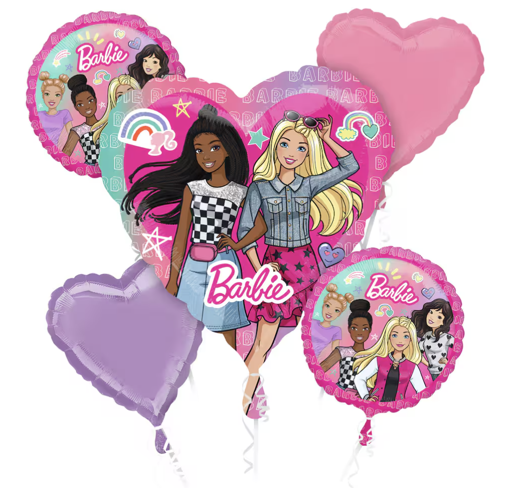 Barbie Dream Together 5-Piece Foil Balloon Bouquet
