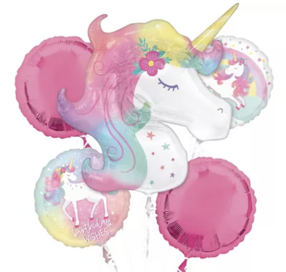 Happy Birthday Unicorn Balloon Bouquet