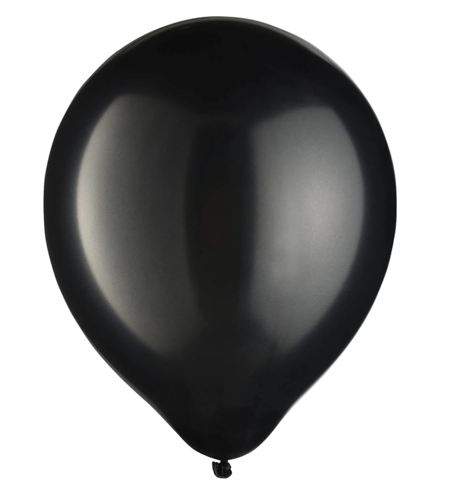 Black Latex Balloon