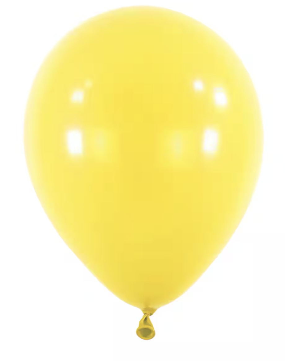 Yellow Latex Balloon