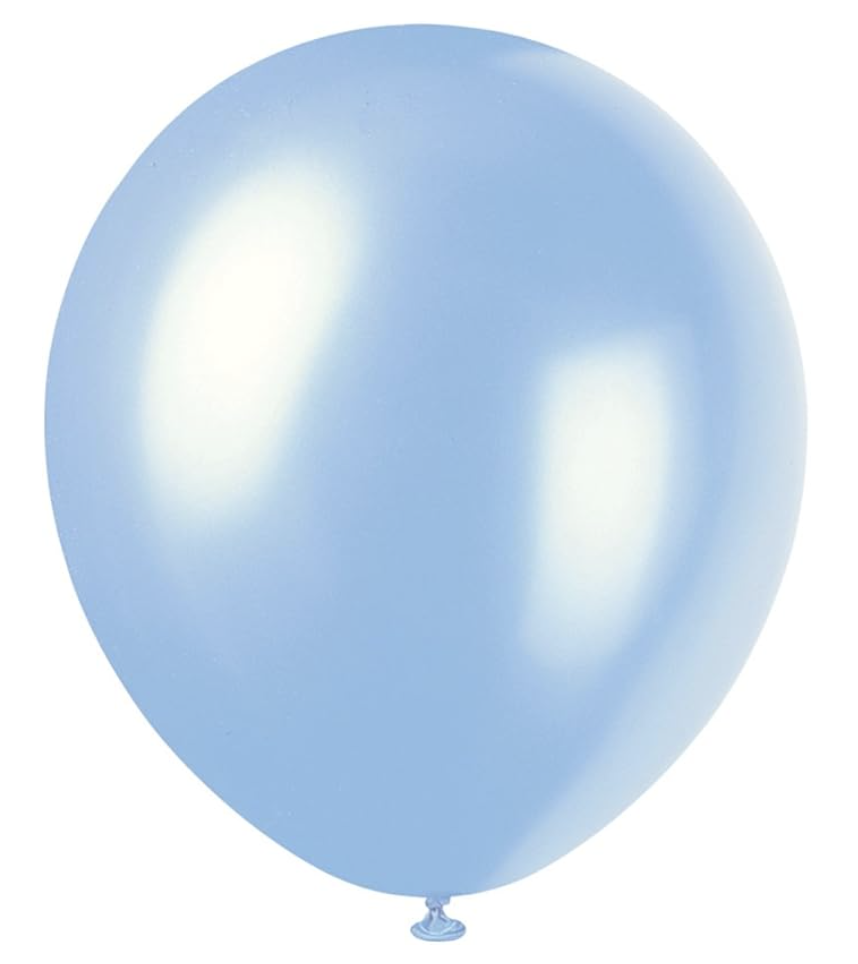 Powder Blue Latex Balloon
