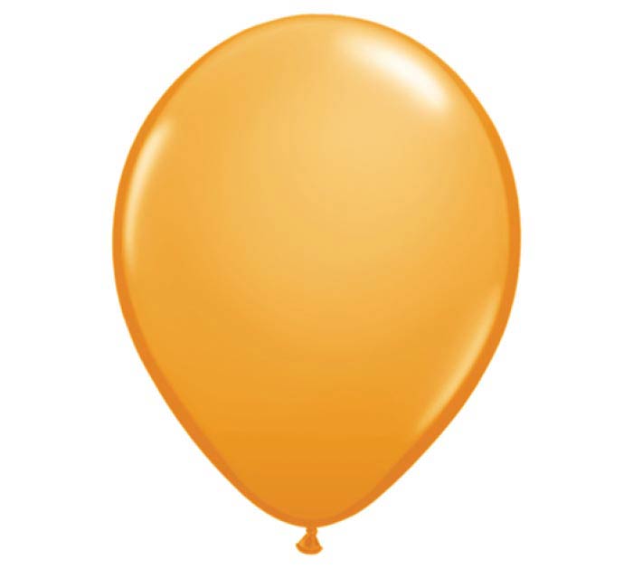 Orange Solid Color Latex Balloon