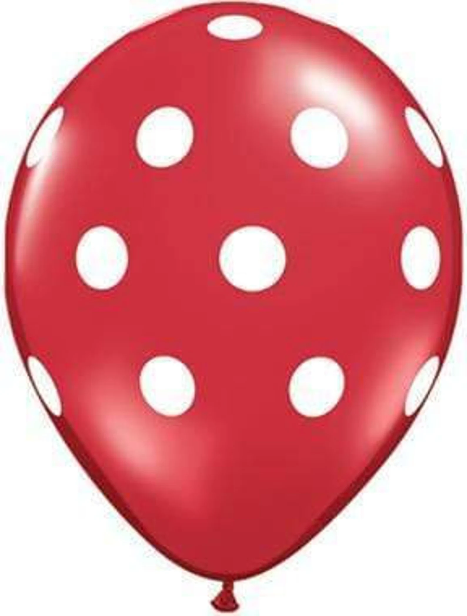 Red Dots Latex Balloons