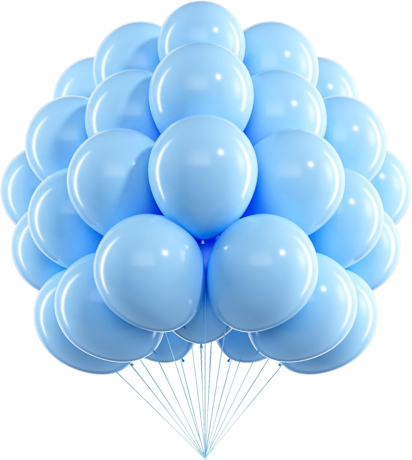 Light Blue Latex Balloons 100 ct