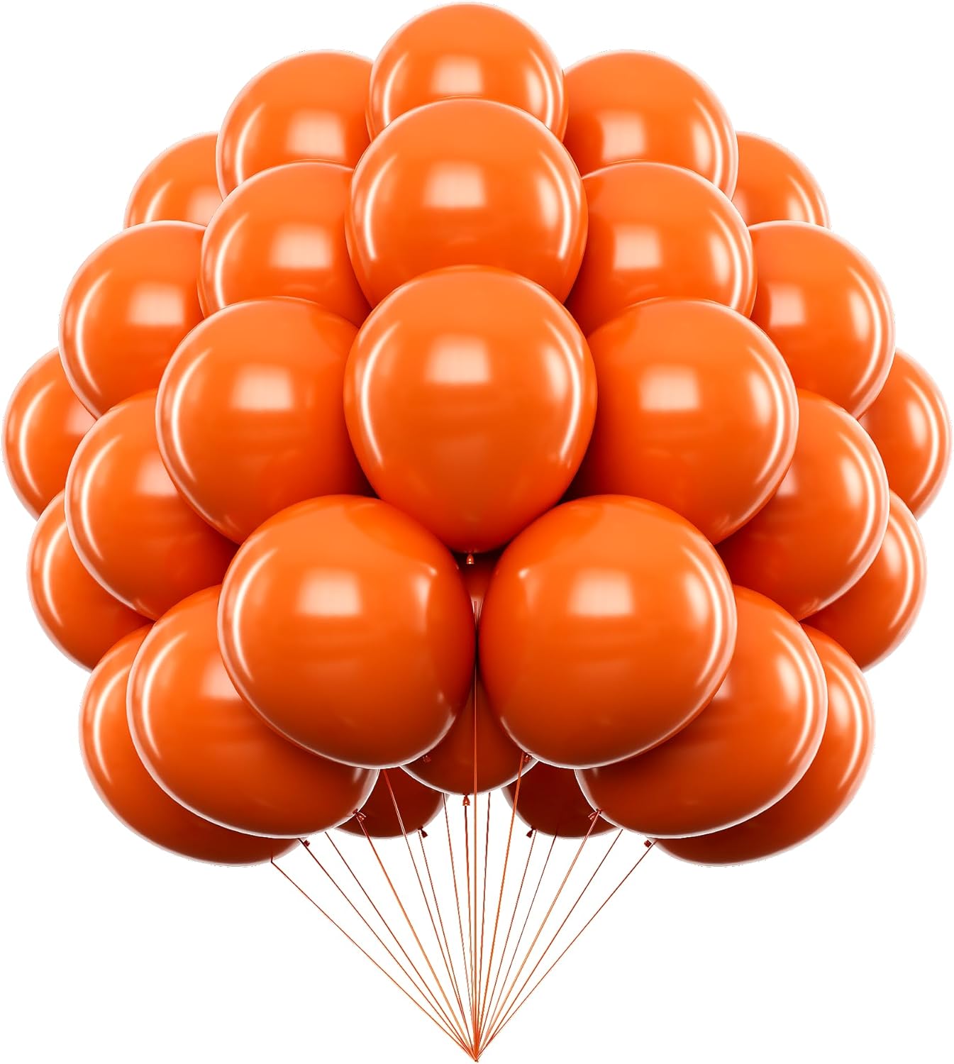 Orange Latex Balloons 100 ct