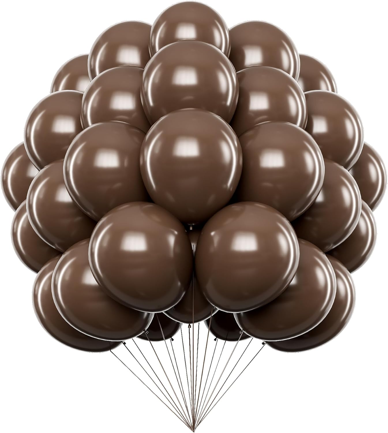 Brown Latex Balloons 100 ct