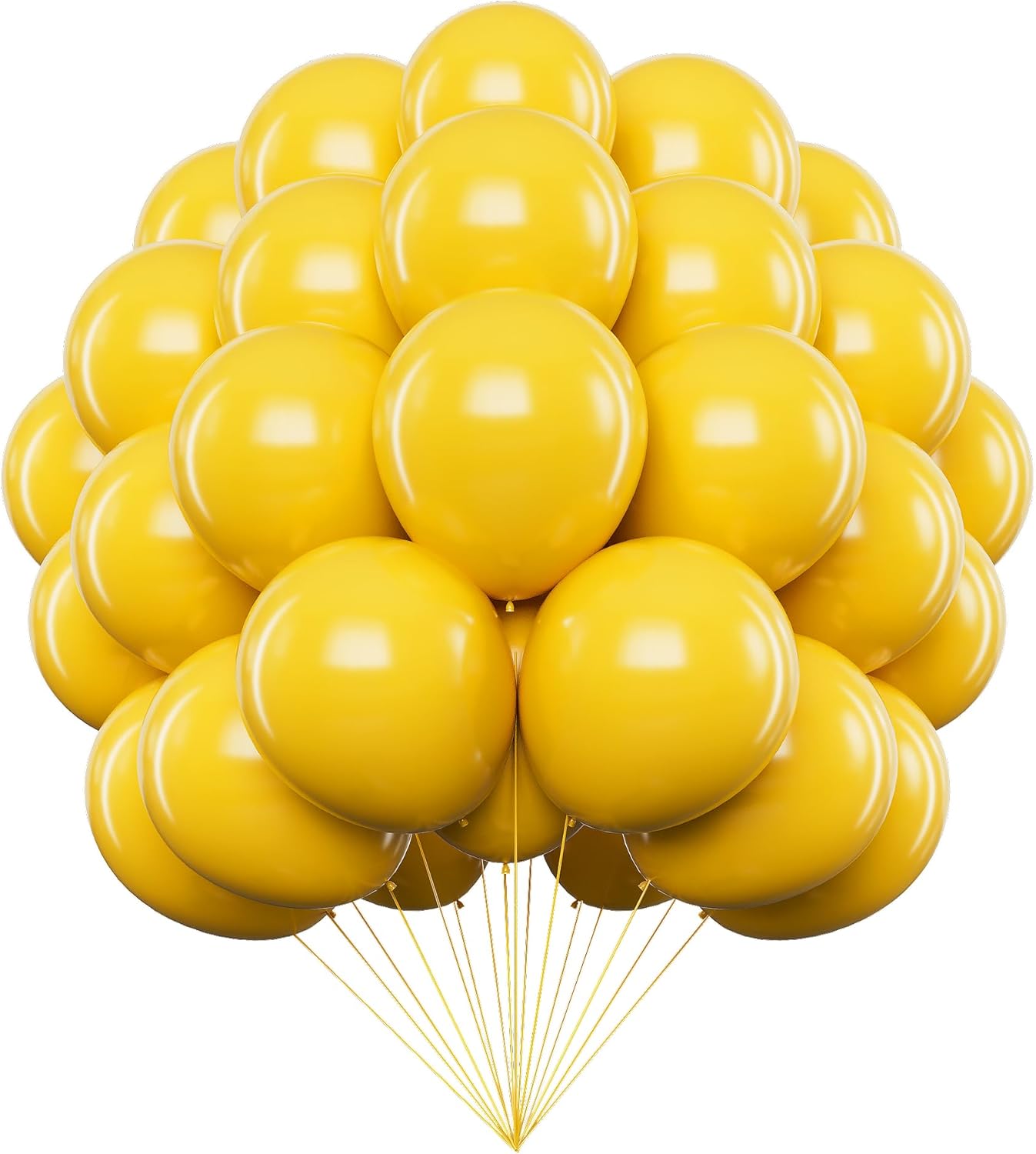 Yellow Latex Balloons 100 ct