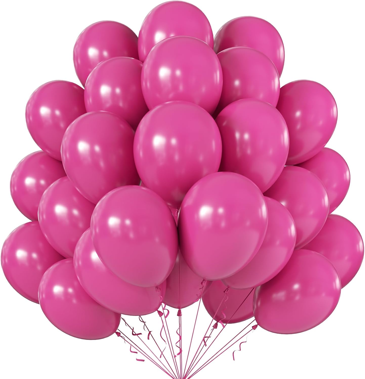 Hot Pink Latex Balloons 100 ct