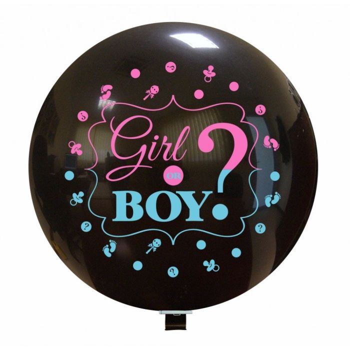 Girl or Boy Latex Balloon 6ct