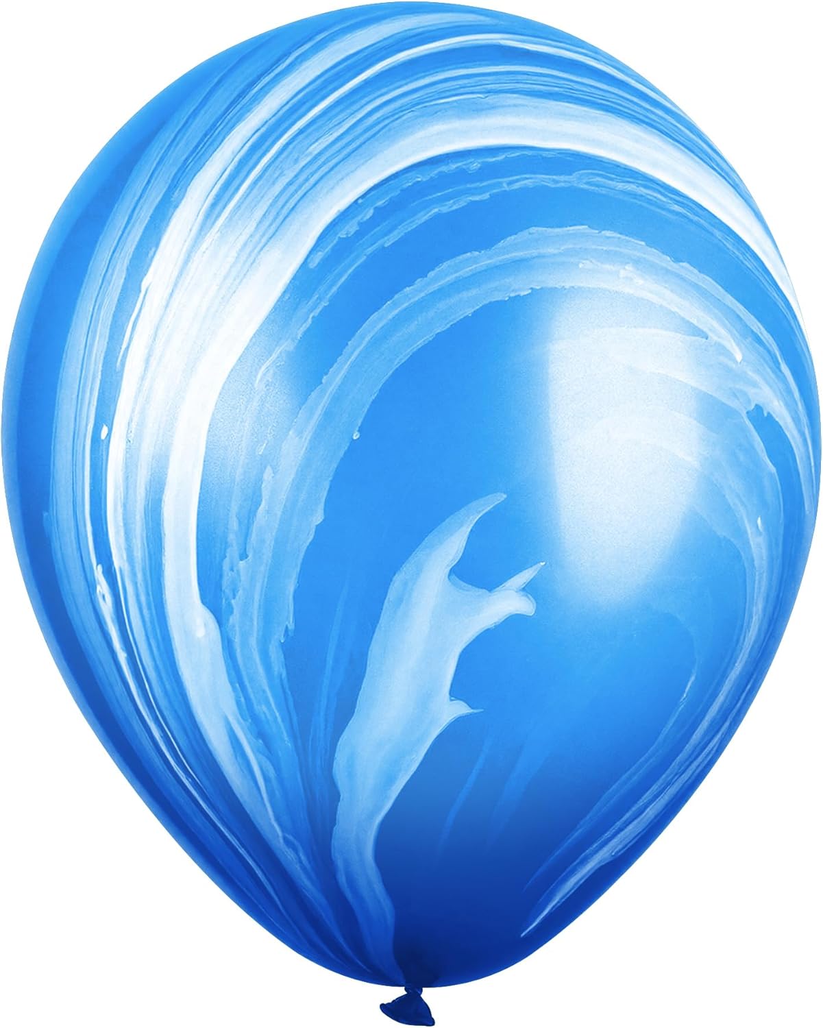 Blue Marble Latex Balloons 4ct