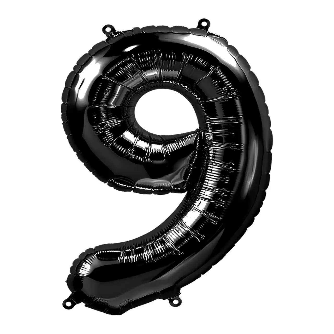 Black Number 9 Foil Balloon 34"