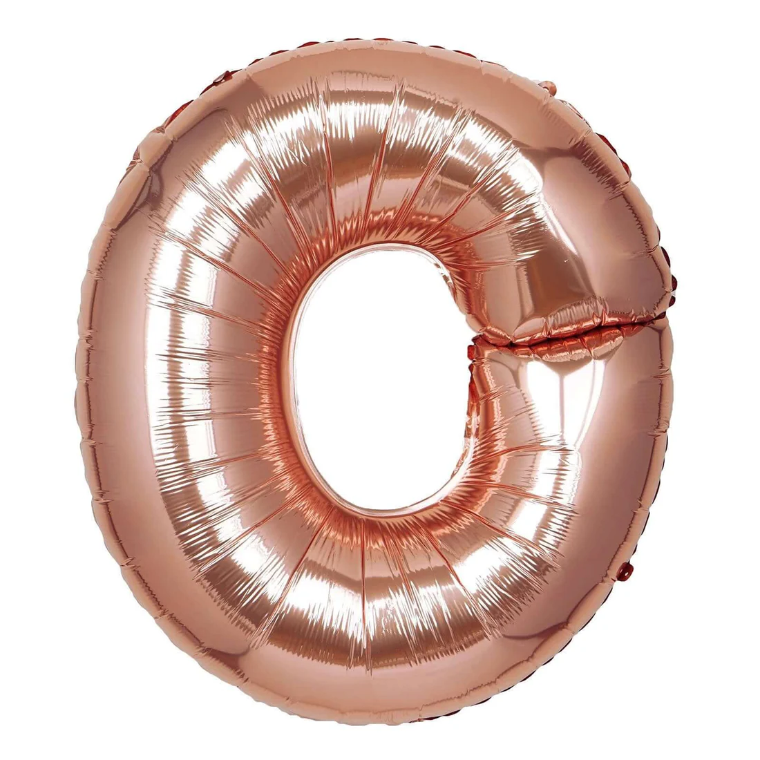 Rose Gold Letter O 34"