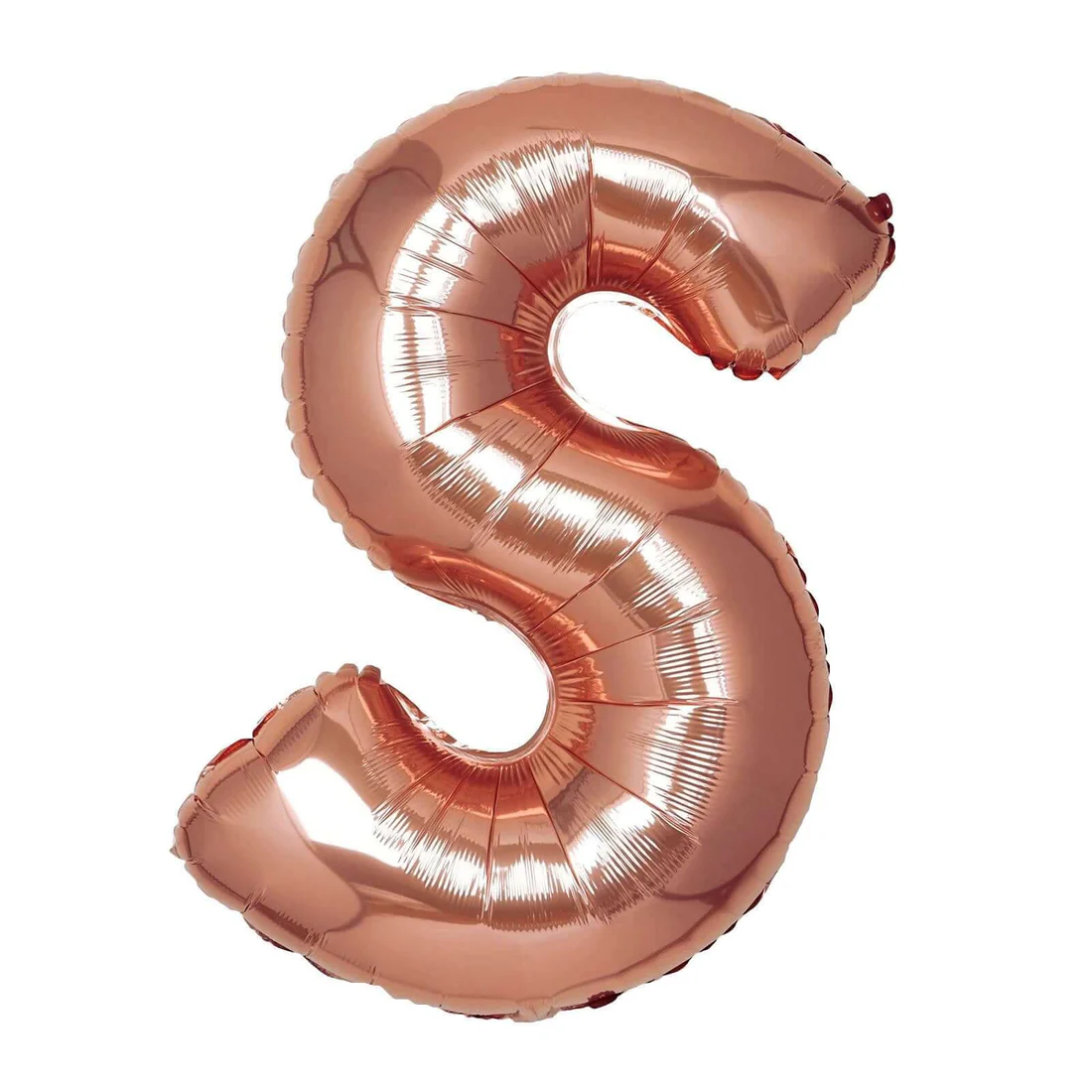 Rose Gold Letter S 34"