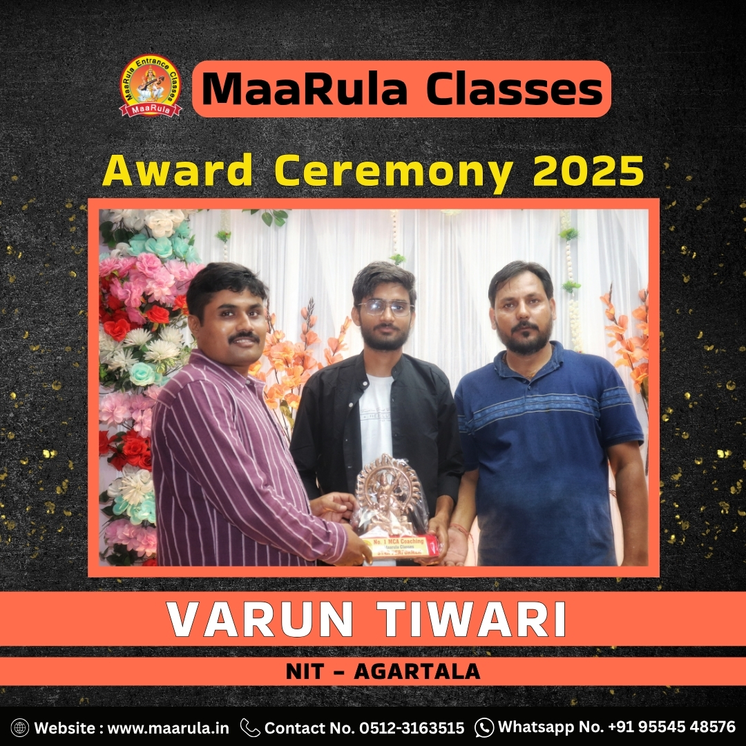 Award winner Varun Tiwari