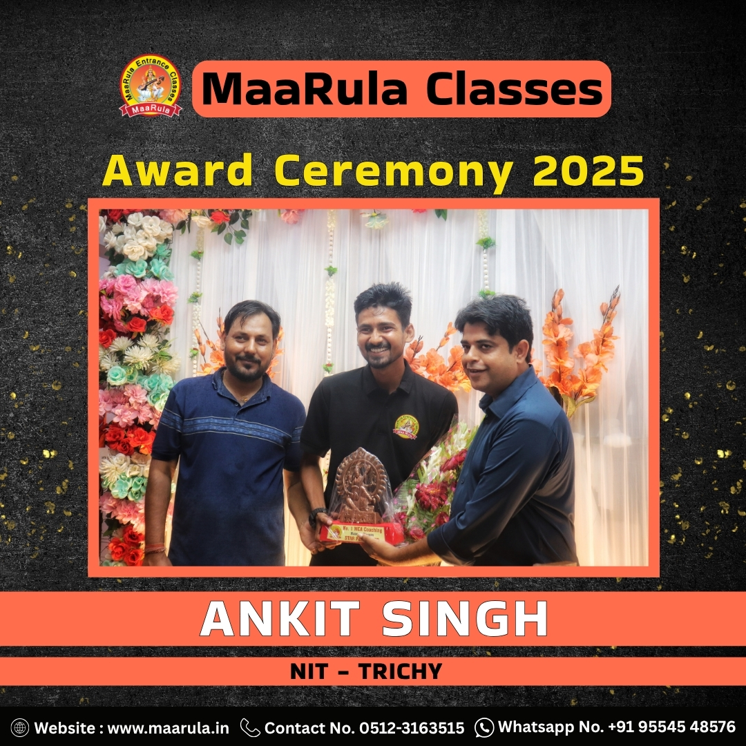 Award winner Ankit Singh