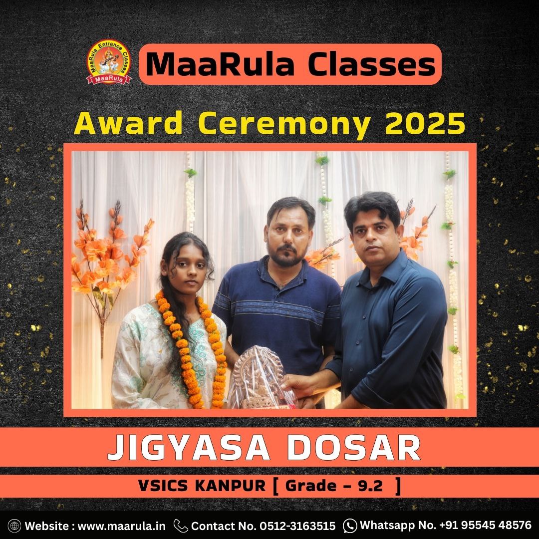 Award winner Jigyasa Dosar
