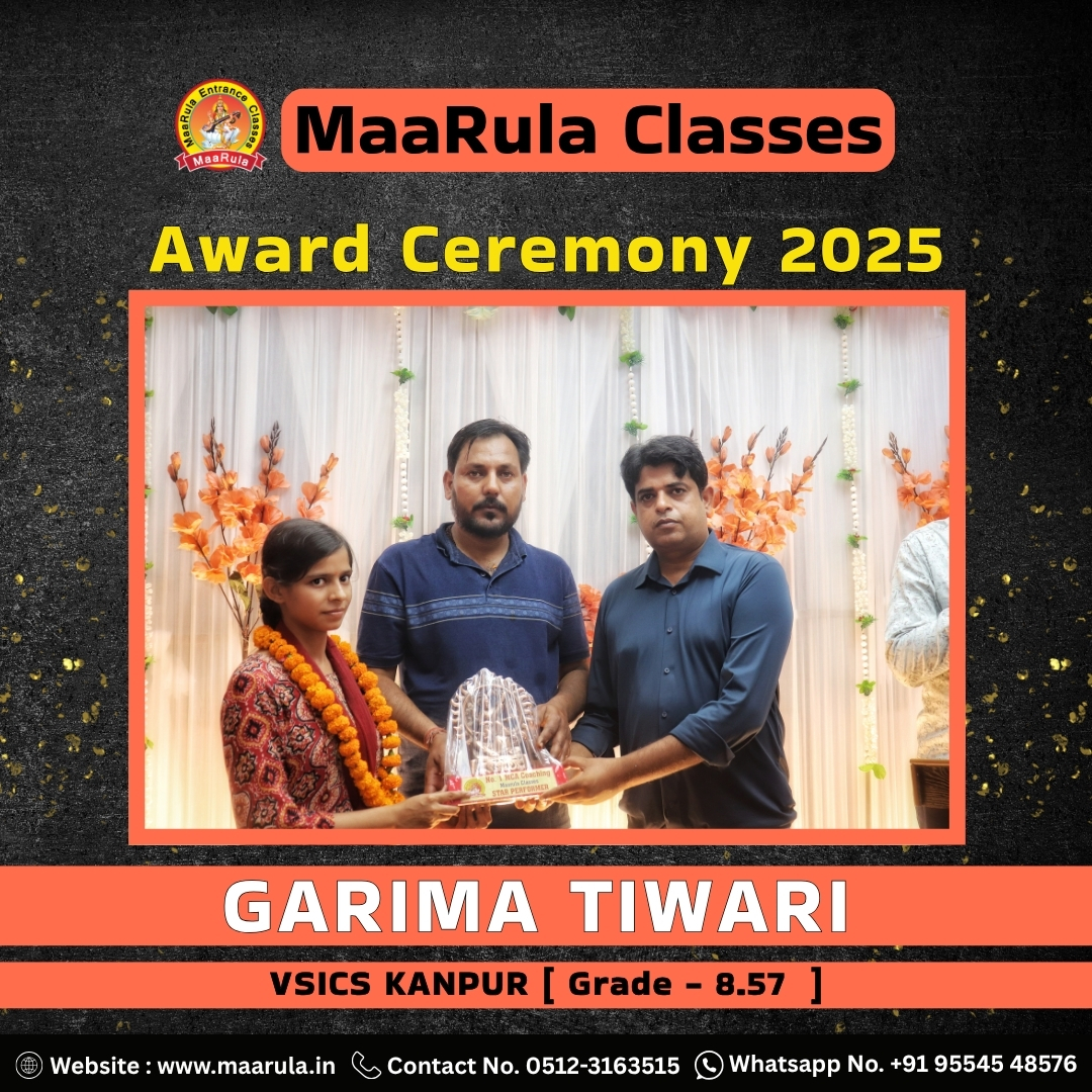 Award winner Garima Tiwari