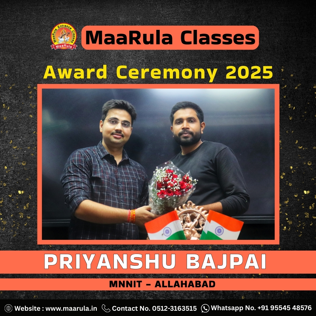 Award winner Priyanshu Bajpai